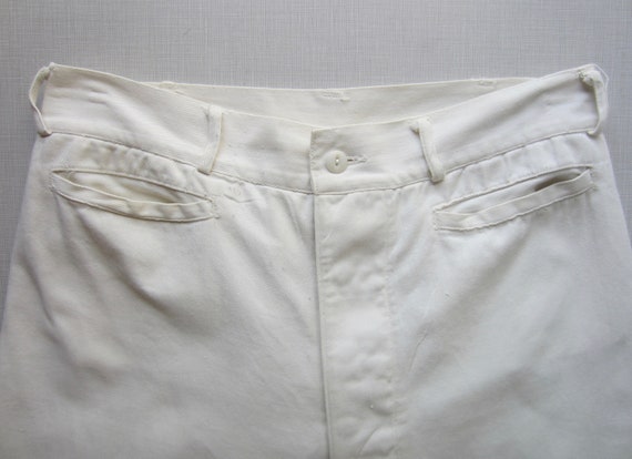 Vintage U S Navy Sailor Trousers circa the 40's (… - image 1