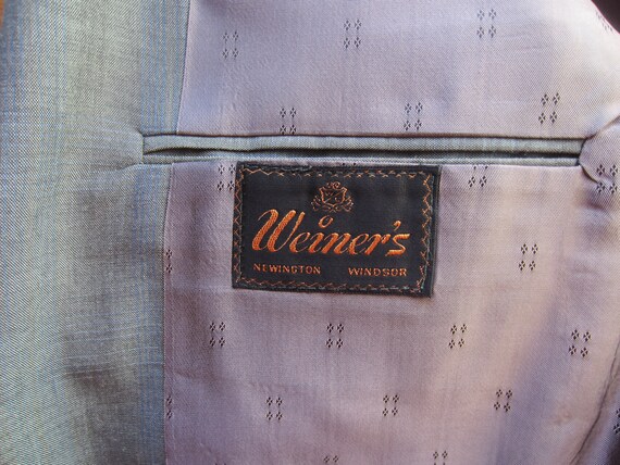 Vintage Weiner's Two Piece Sharkskin Suit circa t… - image 4