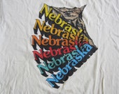 Vintage Nebraska T Shirt circa the 70 39 s