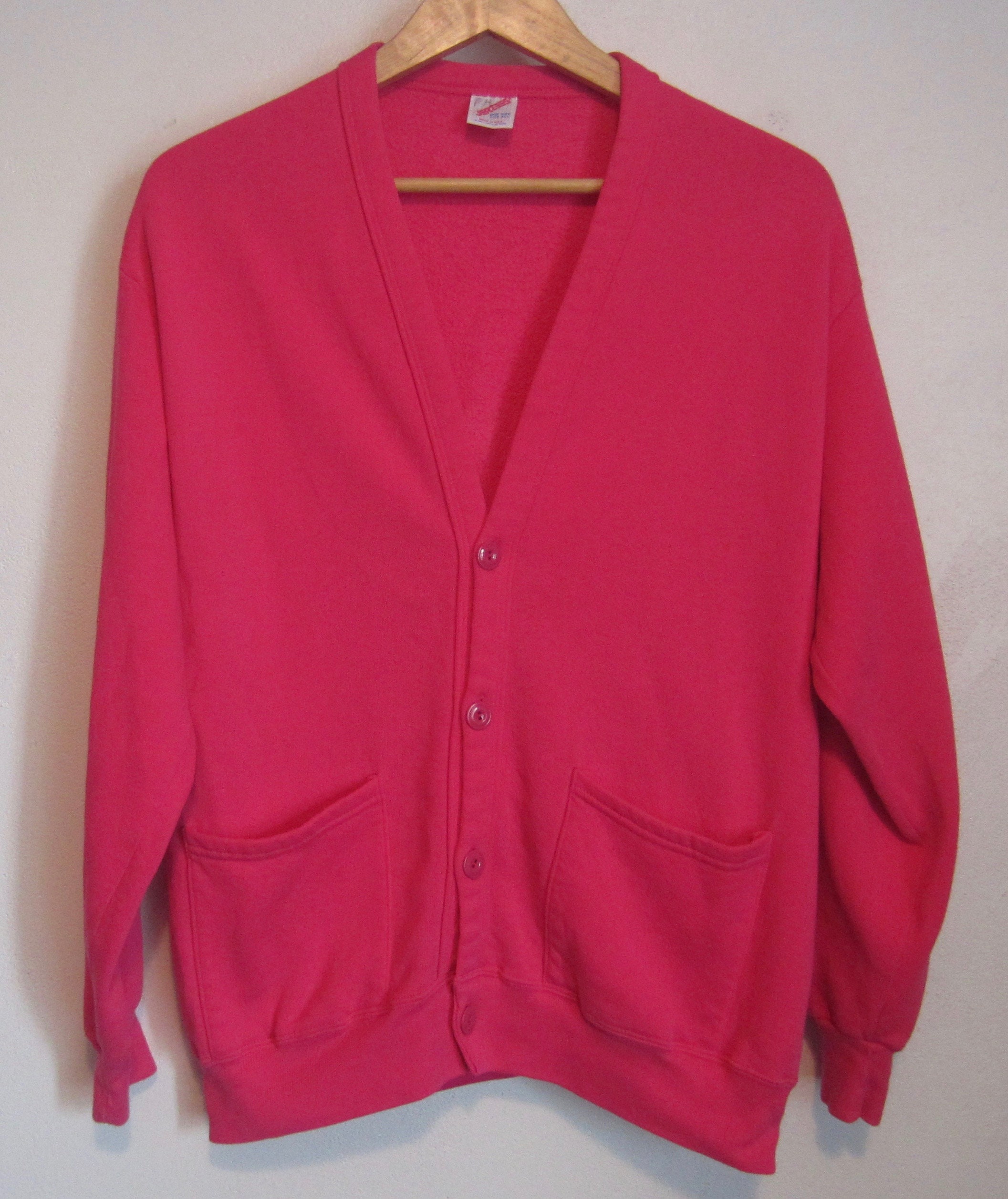 Vintage Jerzees Cardigan Sweatshirt Circa the 80's - Etsy Israel