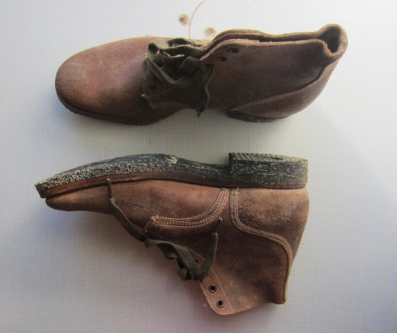 Vintage U S Navy Deck Boots circa the 40's
