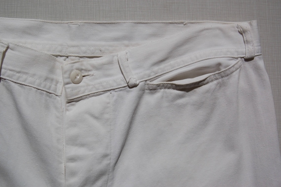Vintage U S Navy Sailor Trousers circa the 50's (… - image 1