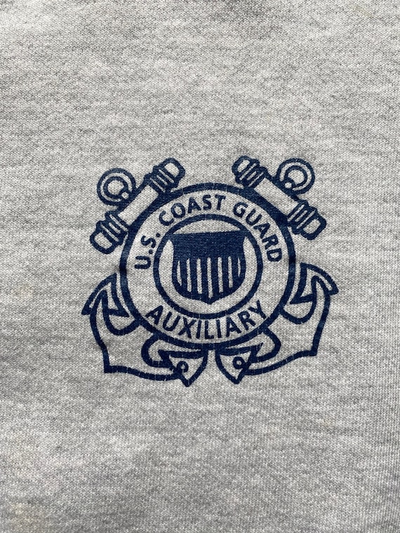Vintage U S Coast Guard Sweatshirt circa the 80's