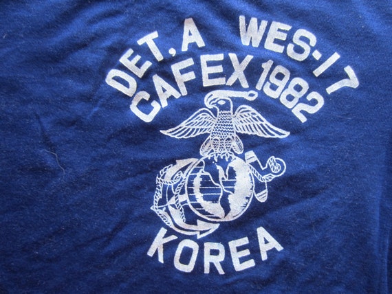 Vintage U S Navy T Shirt circa the 82's - image 1