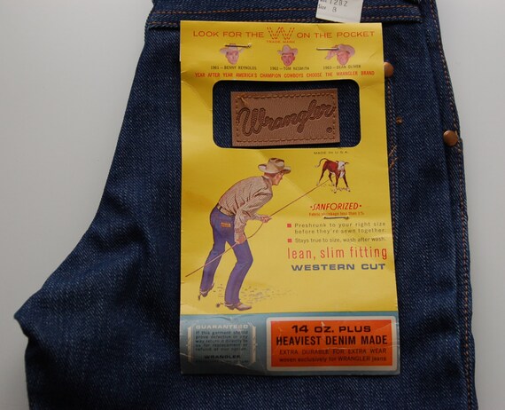 Vintage Kids Wrangler Dead Stock Jeans circa the 5