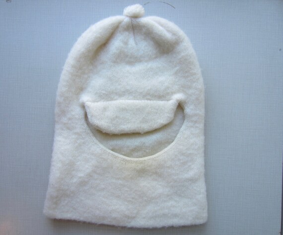 Vintage Wool Face Mask circa the 60's