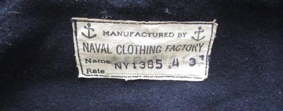 Vintage U S Naval Top circa the 40's - image 3