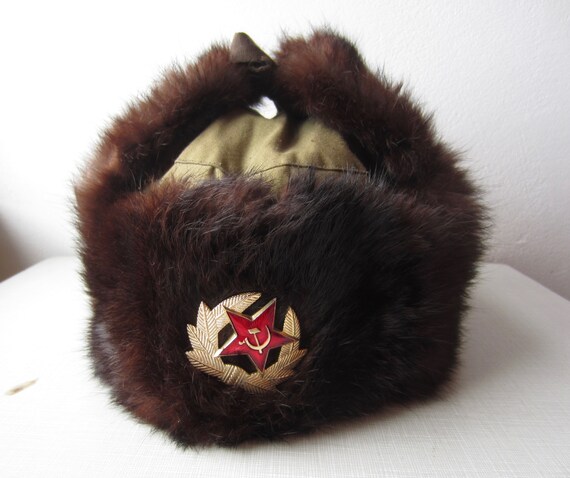 Vintage Russian Winter Hat circa the 50's