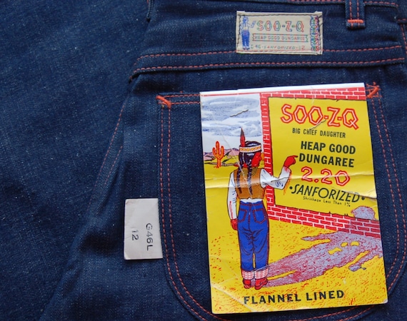 Vintage Kids SOO Z Q F Jeans circa the 40's