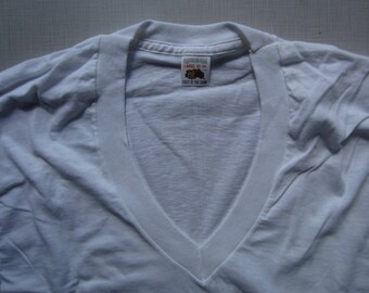 Vintage Fruit of the Loom V Neck circa the 80's