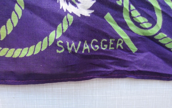 Vintage Swagger Bandana Circa the 50's - Etsy Israel
