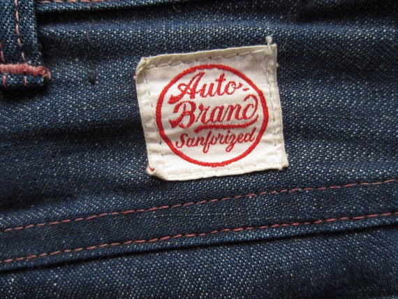 Vintage Auto Brand Jeans circa the 40's