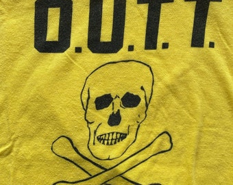 Vintage Skull and Crossbones T-shirt uit de jaren 70
