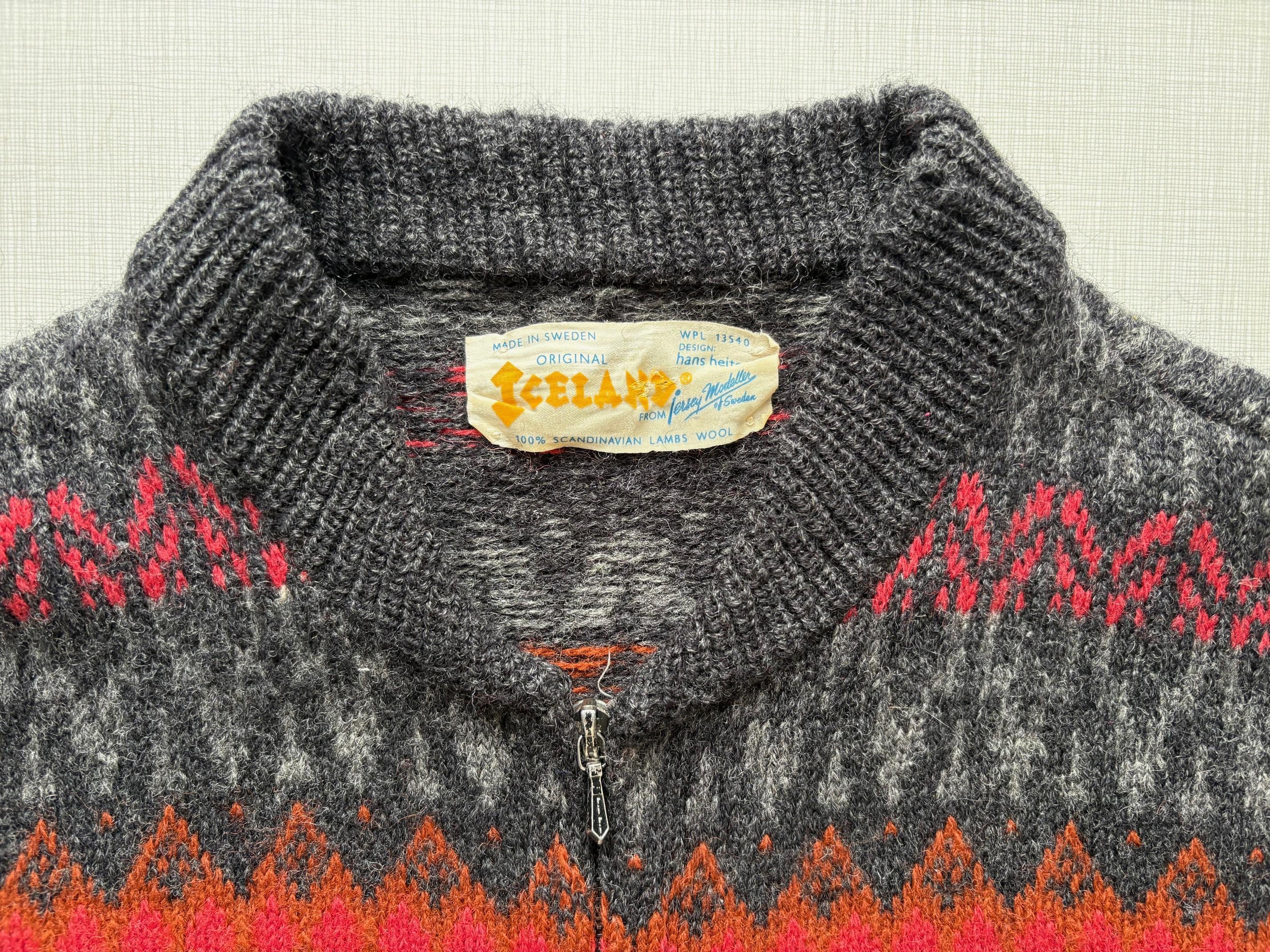 Vintage Iceland Jersey Modeller Swedish Sweater - Etsy