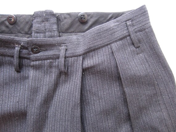 Vintage Salt and Pepper Stripe Trousers circa the