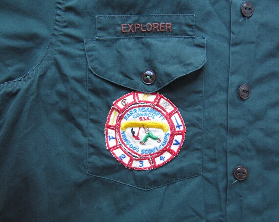 Vintage Boy Scout Shirt circa the 60's - image 4