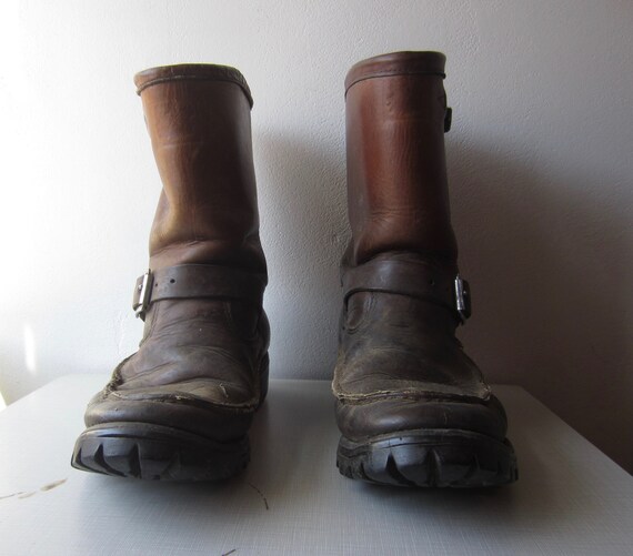 BIG MAC VINTAGE 70s Leather EngineerBoot