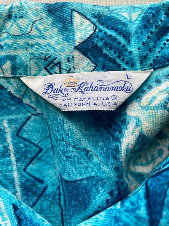 Vintage Duke Kahanamoku Hawaiian Shirt circa the … - image 2
