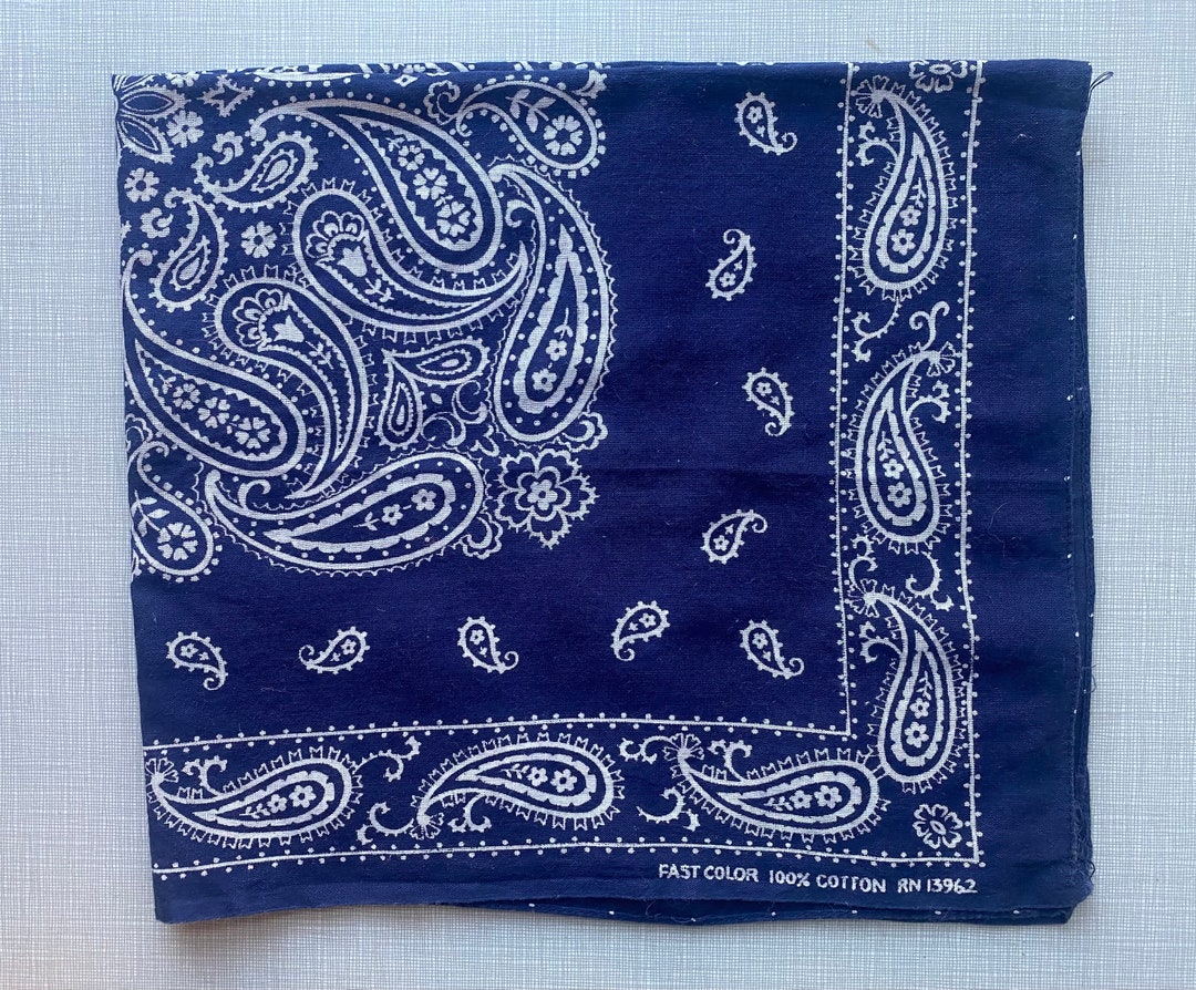 Vintage Fast Color Bandana Circa the 60's Etsy