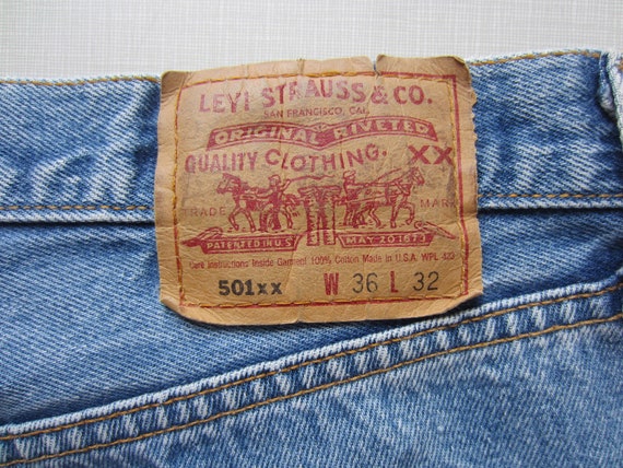 Vintage Levi 501 xx's circa the 90's