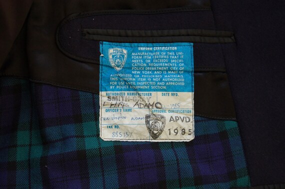 Vintage NYPD Winter Pea Coat circa 1985