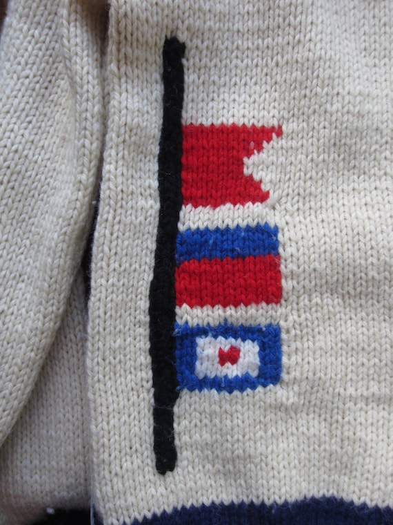 Vintage Nautical Sweater circa the 50's