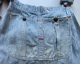 Vintage Pay Day Hickory Stripe Overalls Circa the 50's - Etsy