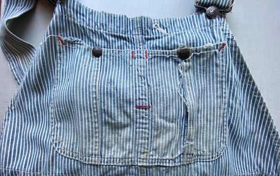 Vintage Pay Day Hickory Stripe Overalls Circa the 50's - Etsy