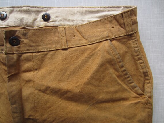 VIntage Brush Master Oil Cloth Hunting Pants circa