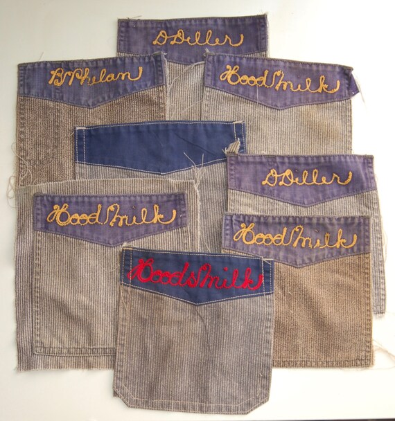 Vintage Hood Milk Dairy Pocket Patches circa the 4
