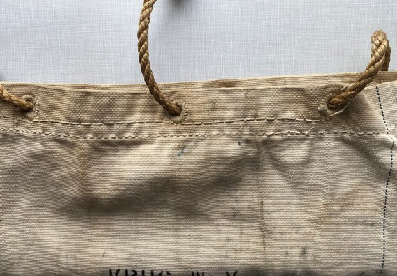 Vintage U S Navy Sea Bag circa the 40's - image 3