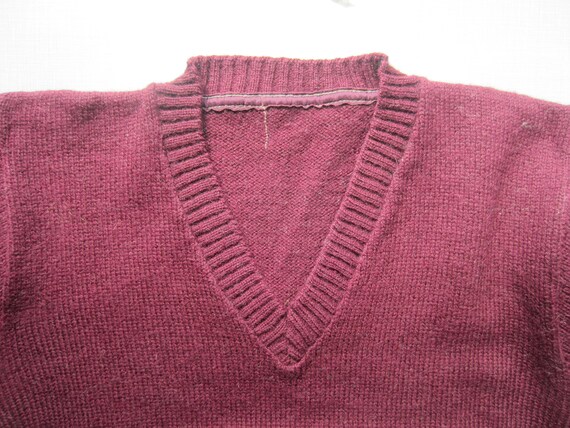 Vintage V Neck Sweater circa the 40's - image 1