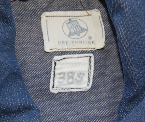 Vintage Blue Bell Zip Front Blue Jumpsuit circa th