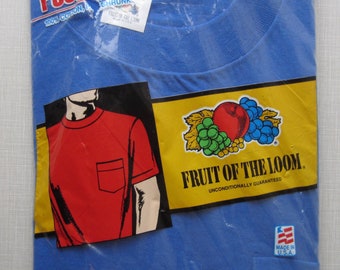 Vintage Fruit Of The Loom Pocket T circa 1991