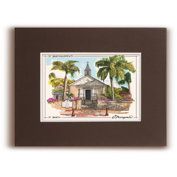 St Bartholomew's Church, St Barts, Gustavia, St Barth, St Barthelemy, St Bartholomew's Anglican Church