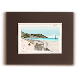 Saline Beach Art Print, St Barth, St Barts, St Barthelemy,