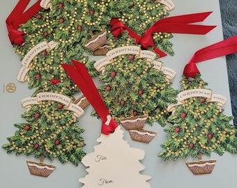 Christmas Tree Gift Tags