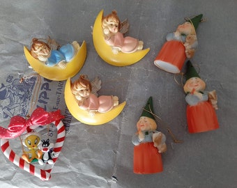 Vintage Plastic Ornaments