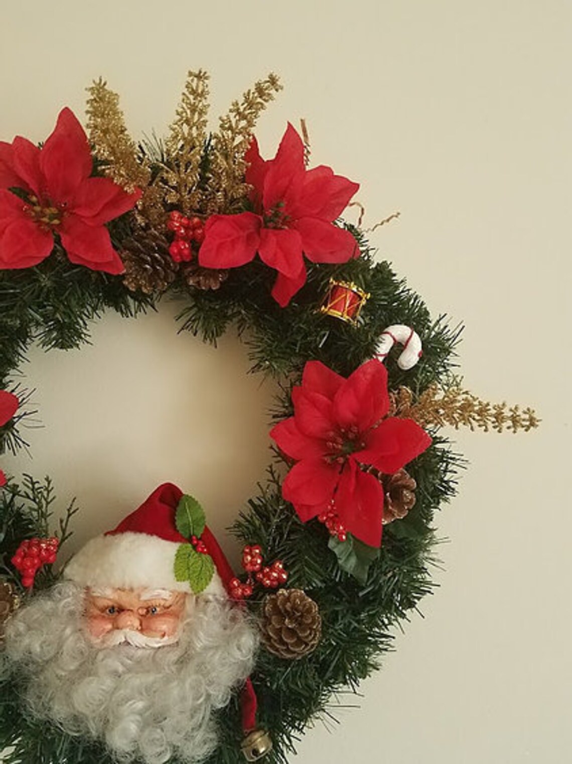 Santa Claus Wreath | Etsy