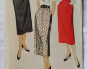 Vintage Advance Junior Skirt Pattern