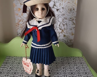 12" Effanbee Coleccionistas Muñeca 'School Girl'