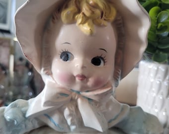 Beautiful Vintage Baby Girl Planter