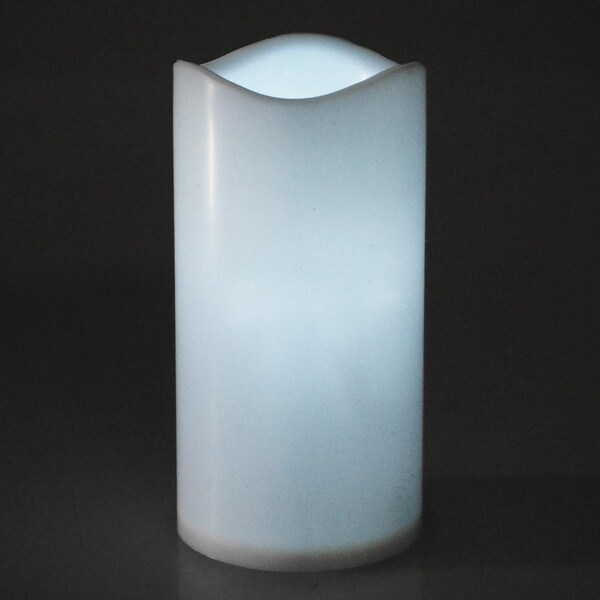 Flameless Plastic LED Candle, 5-1/2-inch x 3-inch