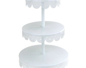 white cupcake stand etsy