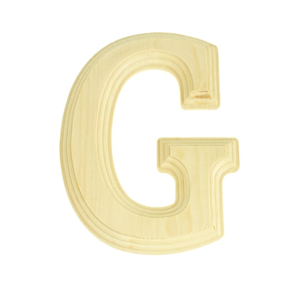 Wooden Letter G Etsy