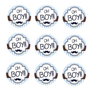 Baby Shower Seal Paper Stickers, 1-inch, 24-count - Etsy