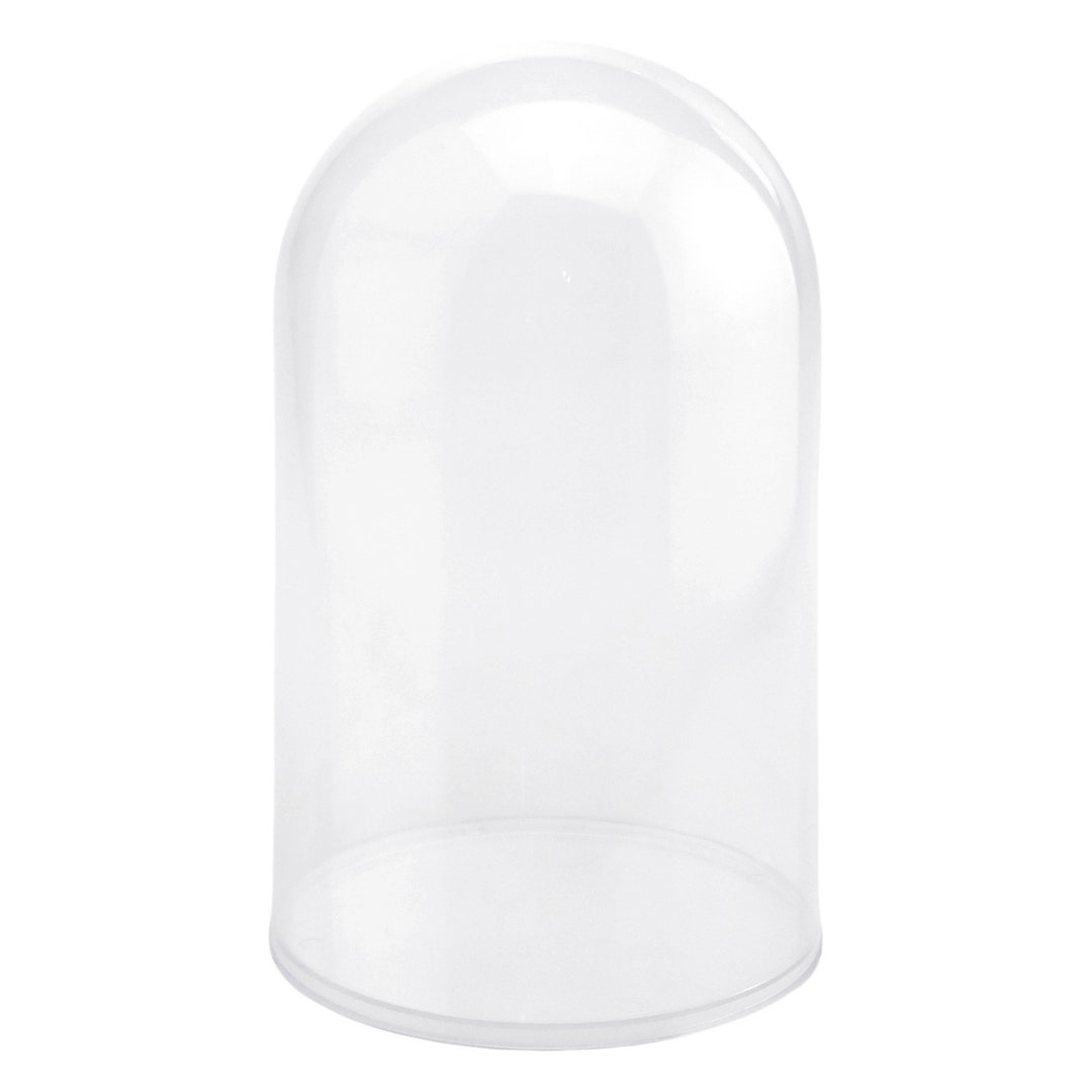 Plastic Dome Display With Clear Base, 81/2inch, Xlarge Etsy
