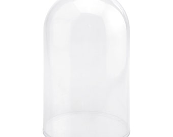 Plastic Dome Display with Clear Base, 8-1/2-Inch, X-Large