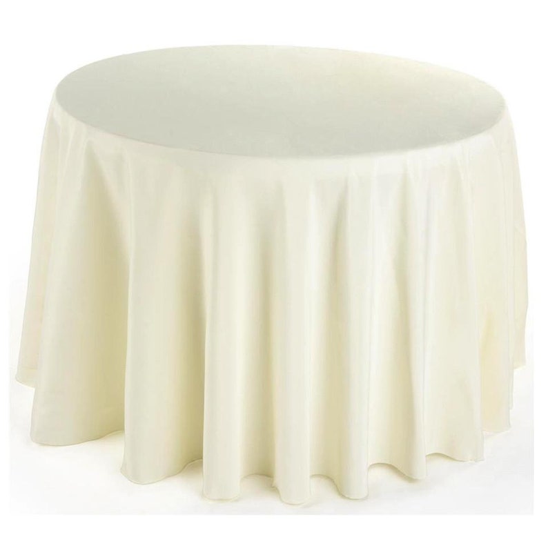 Table Cloth Cover Rental Quality Round 120inch Etsy