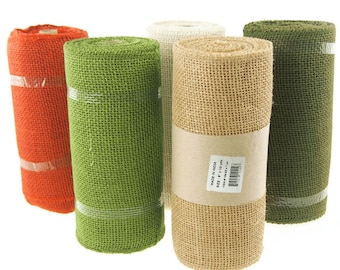 Burlap Roll Natural Fabric, 9-Inch, 10 Yards